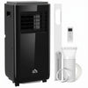 HOMCOM Climatiseur Portable 10 000 BTU pour Pieces de 41 m², Minuterie, Noir