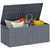 Outsunny Coffre de Rangement Resine 680 L, Impermeable et Verrouillable