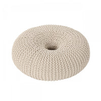  Pouf Rembourré Murphy, 100 % Coton - Beige
