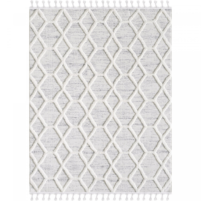 Carpette à poil long Quinto Nexus - 7 pi 7 po x 10 pi