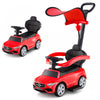 Costway Kids Ride On Push Car Mercedes-benz License 3-en-1 Voiture Coulissante Rouge