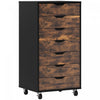 Vinsetto Classeur mobile avec tiroirs, Marron rustique