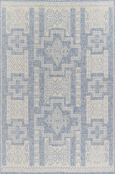 Nyra Transitional 8'0" x 10'0" Area Rug in Blue Indoor Area Rug | Tapis Transitionnel Nyra 8'0" x 10'0" en Bleu