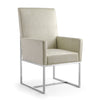 Chaise de salle à manger sans accoudoirs Element de Manhattan Comfort en velours - champagne