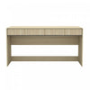 Bureau d’ecriture contemporain Novara 60\" en chene blanchi (2 tiroirs)