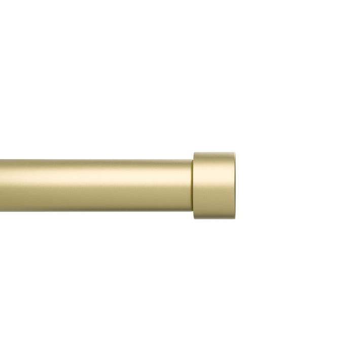  Tringle à rideaux extensible Cappa de Umbra dorée de 1 po - 66 po à 120 po