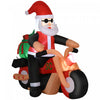 Homcom Pere Noel Gonflable Camouflage