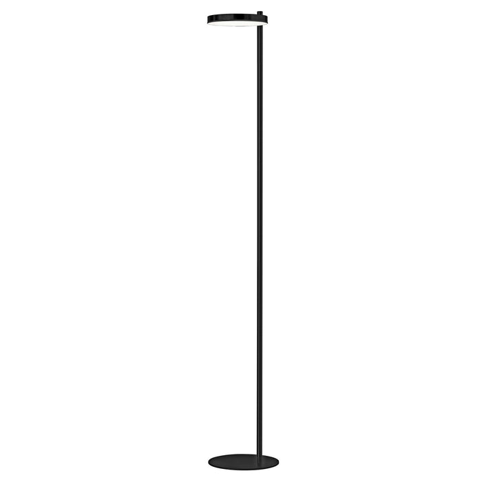 Lampe à pied Fia de Dainolite avec fini noir mat et 1 ampoule à DEL