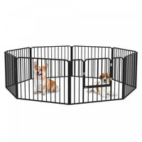 Pawhut Parc Pour Chien, 8 Panneaux De 24