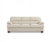 Hydeline Luxor Sofa en cuir – Vanille