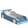 Qaba Jeu de motricite pour tout-petits, convertible en mini piscine a balles ou lit enfant, bleu