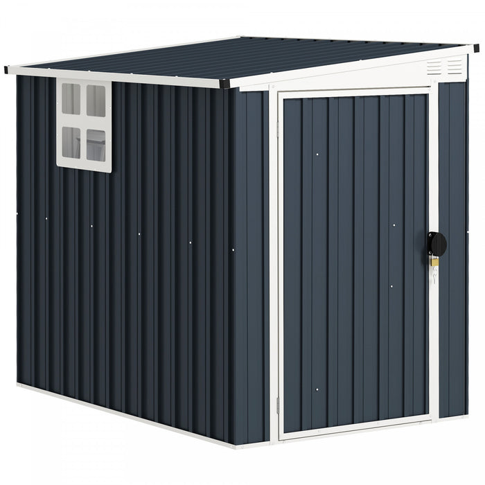 Outsunnyremise A Outils 4'x6', Remise Exterieure Avec Fenetre Et 2 Events
