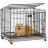 Cage pour chien sur roulettes, 60 cm, Metal