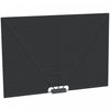 Auvent Lateral Pliant Outsunny 93\" X 63\" Pour Patio, Gris Fonce