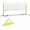 Soozier Filet de Badminton 10pi, pour Volleyball, Tennis, Pickleball, jaune