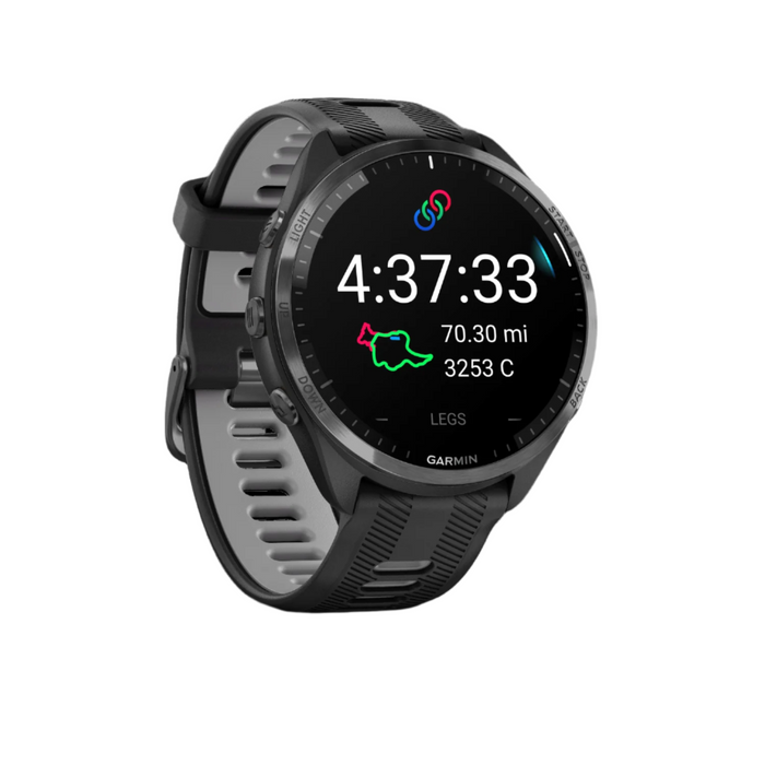 Garmin Forerunner® 965 Montre Gps Intelligente - Suivi De Fitness Avec Gps Multi-bande - Noir