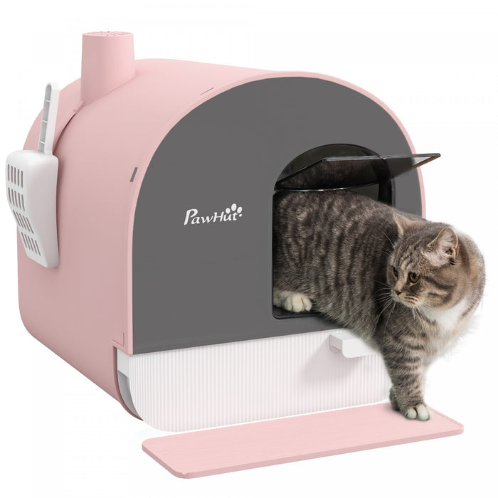 Bac A Litiere Pour Chat Avec Couvercle Avec Pelle Et Filtre