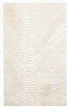 Tapis Contemporain/Moderne Sienna 8'0\" x 10'0\" en Ivoire