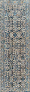 Tapis Traditionnel Ariana 2'6\" x 8'0\" en Bleu