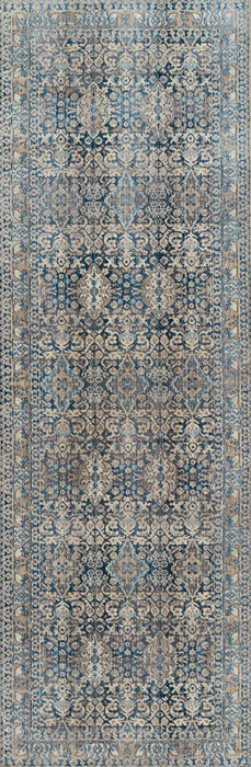Tapis Traditionnel Ariana 2'6\" x 8'0\" en Bleu
