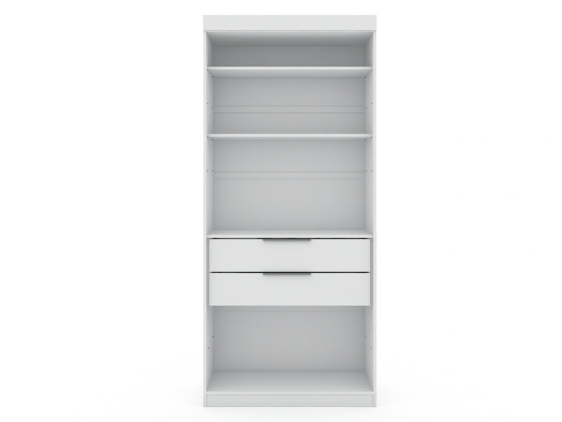 Armoire contemporaine moderne Mulberry 36\" en blanc