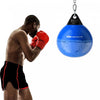 Goplus 18\" 110lbs Eau Lourde Remplie Poinconnage Aqua Entrainement Sac De Boxe A La Maison Gym Crochet Bleu