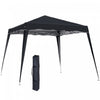 Outsunny Tente D'exterieur Pliable 8' X 8' Avec Sac, Noir