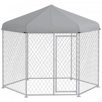 Pawhut Niche D'exterieur Pour Chien Avec Housse Impermeable Et Resistante Aux Uv Pour Chiens De Tail