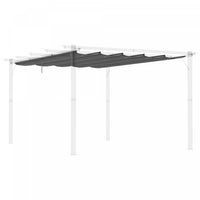 Outsunny Auvent De Rechange Retractable Pour Pergola De 13,1 X 9,8 Pi, Housse De Rechange Pour Pergo