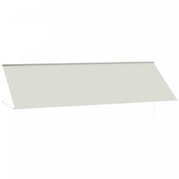 Outsunny Store Retractable De 13' X 4' Pour Portes Et Fenetres, Beige