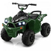Costway 12v Batterie Alimentee Enfants Rouler Sur Atv Electrique 4 Roues Quad Car Avec Mp3 & Lumiere
