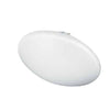 Plafonnier affleuré Cfled de Dainolite de 16 po de diamètre avec abat-jour blanc
