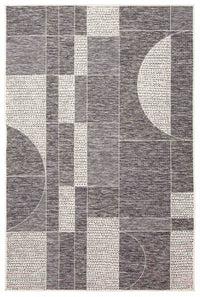 Carpette Bodhi grise - 5 pi 0 po x 8 pi 0 po