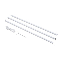 Outsunny Poteau De Support D'ombrage De Voile De Soleil Support Reglable En Hauteur