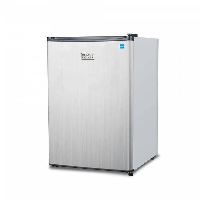Refrigerateur compact BLACK+DECKER serie BCRK, 71 L (2,5 pi³), BCRK25V, aspect inox