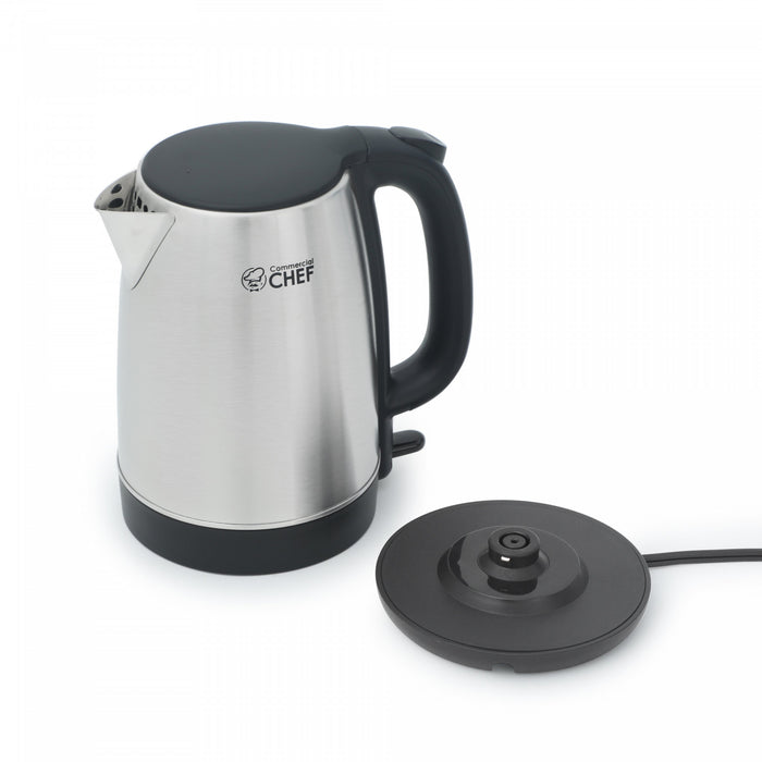 Bouilloire sans fil CHK Serie commerciale Chef 1,7 L en acier inoxydable