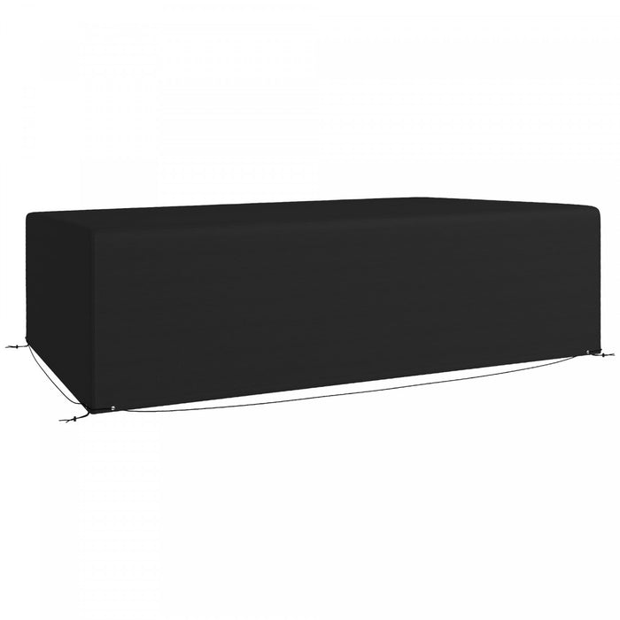 Outsunny Housse Pour Meubles De Patio Exterieur, Impermeable, Noir