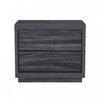 Navis Contemporary 26" Nightstand in Charcoal Gray (2-Drawer) | Table de nuit contemporaine Navis 66 cm en gris charbon (2 tiroirs)