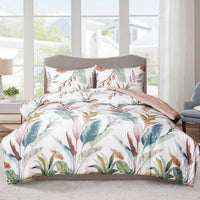 Ensemble Douillette Reversible pour Lit Simple avec Cache-Oreiller