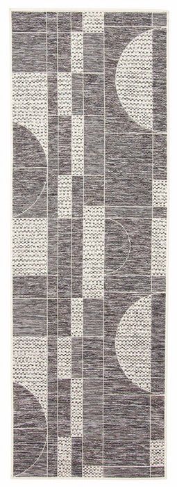 Carpette Bodhi grise - 2 pi 8 po x 8 pi 2 po