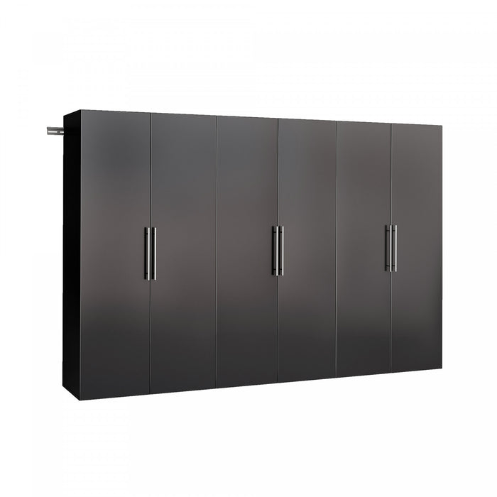 Hangups Armoire De Rangement De Garage 108 Pouces, Ensemble E De 3 Pieces – Noir