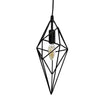 Luminaire suspendu Stalactite de Dainolite avec fini noir et 1 ampoule