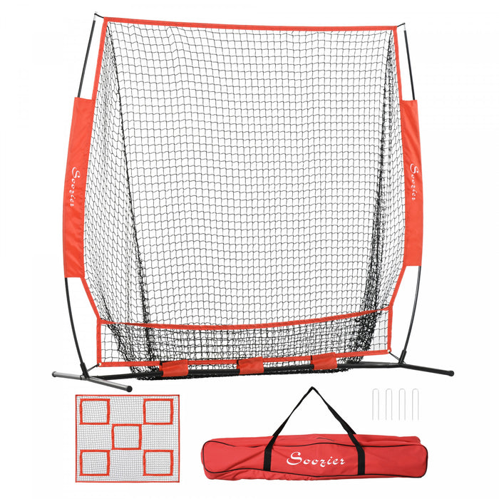 Soozier Filet De Baseball, Filet D'entrainement Avec Sac De Transport