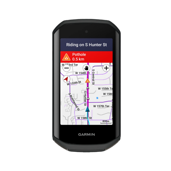 Ordinateur De Cyclisme Garmin Edge 1050 Premium - Ecran Tactile Couleur Vif, Haut-parleur Integre, Fonctionnalites Avancees D'entrainement Et De Sortie En Groupe, Alertes De Danger Sur La Route