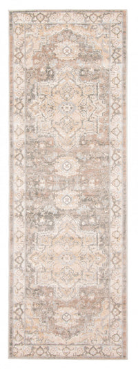 Carpette longue Ashby brun clair - 2 pi 8 po x 8 pi 2 po