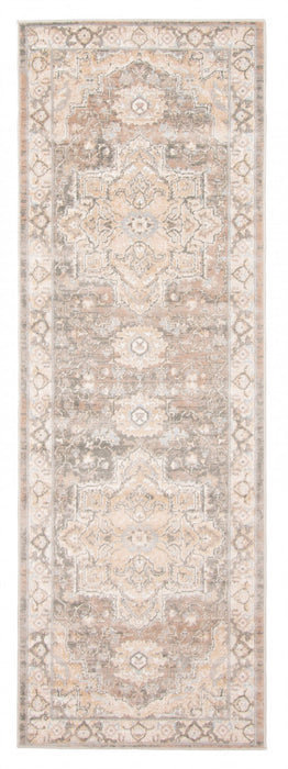 Carpette longue Ashby brun clair - 2 pi 8 po x 8 pi 2 po   