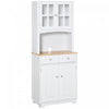 HOMCOM Buffet Cuisine Cotier Vaisselier Armoire Salle a Manger