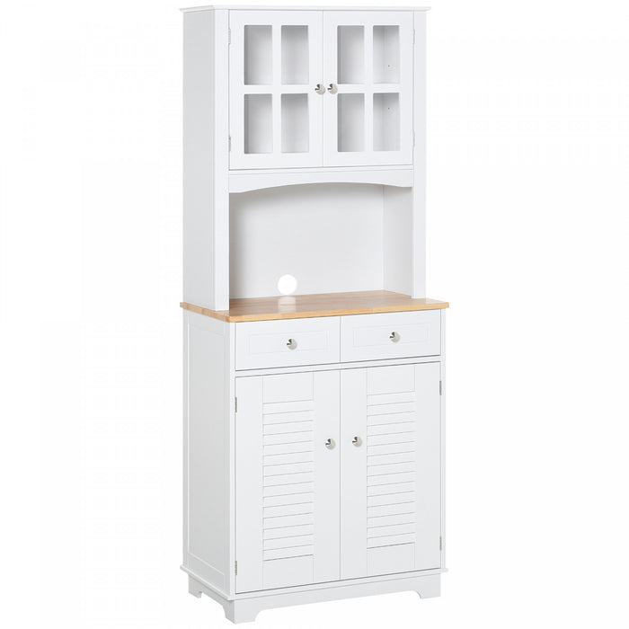 HOMCOM Buffet Cuisine Cotier Vaisselier Armoire Salle a Manger