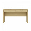 Bureau moderne Grace 54\" en chene naturel (2 tiroirs)