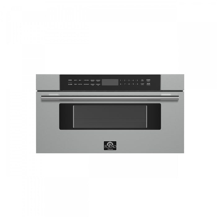 Tiroir micro-ondes Capoliveri 30 pouces, acier inoxydable, 1,2 pi³ - FMWDR3000-30